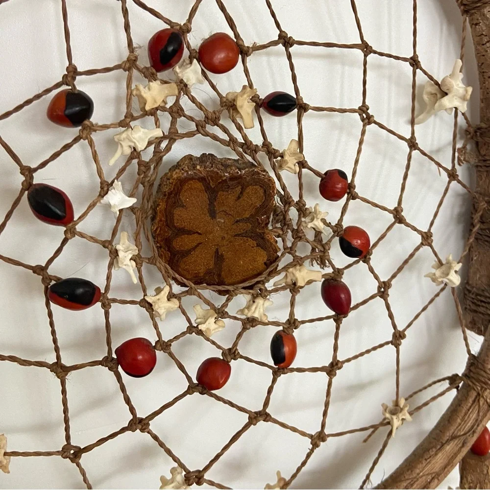 Handmade Unique Peruvian Ayahuasca Root‎ Ceremony Dream Catcher